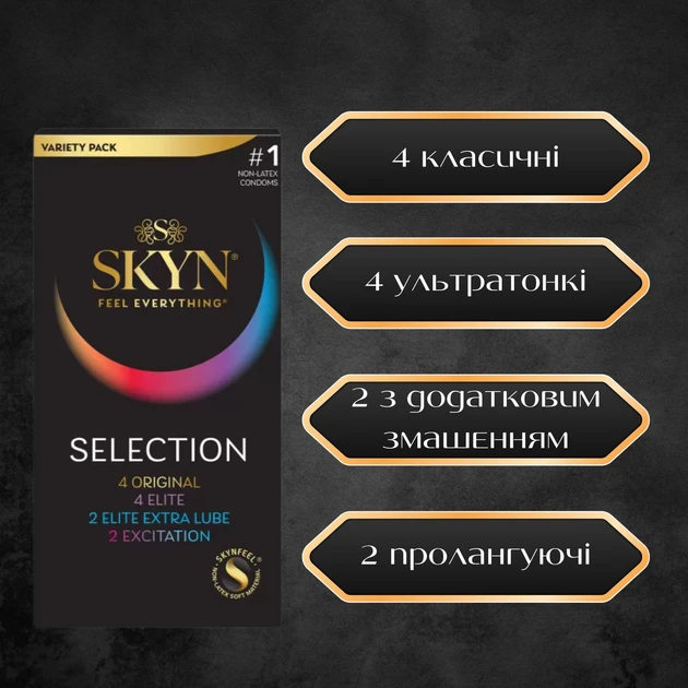 Презервативы Skyn Selection 12 шт. (ROZ6501053529) - фото 7