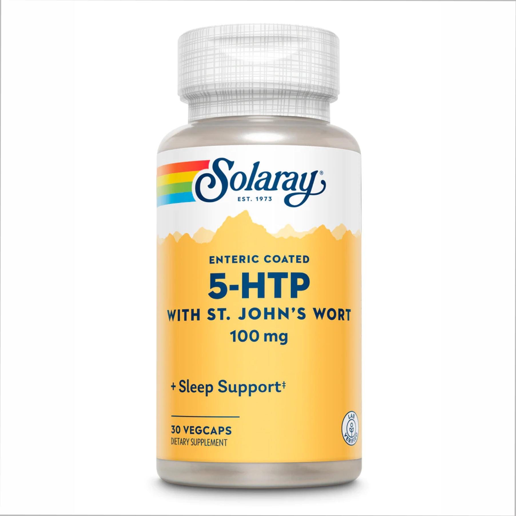 Натуральная добавка Guaranteed Potency 5-HTP + St John's 100 mg 30 vcaps (2022-10-1018)