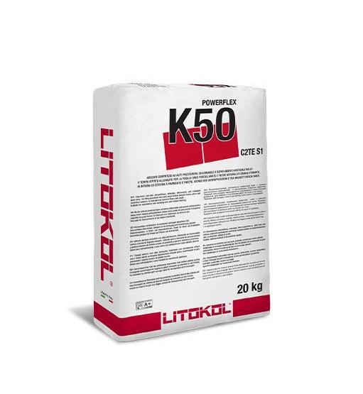 Клей на цементній основі Litokol K50 S1 20 кг Сірий (K50G0020)