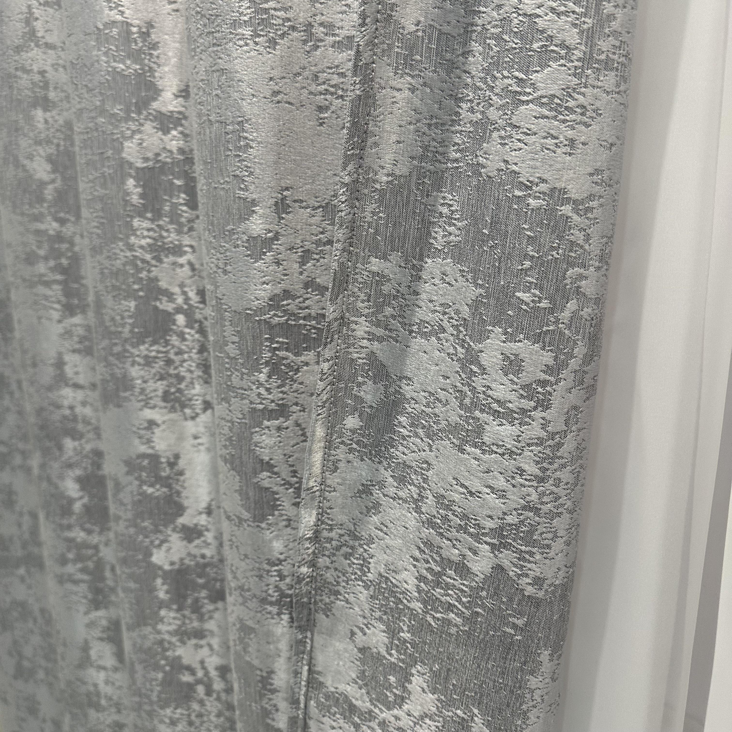 Шторы жаккардовые с мраморным узором среднее затемнение 1,5x2,7 м 2 шт. Светло-серый (К1039-31) - фото 10 Шторы жаккардовые с мраморным узором среднее затемнение 1,5x2,7 м 2 шт. Светло-серый (К1039-31) - фото 10