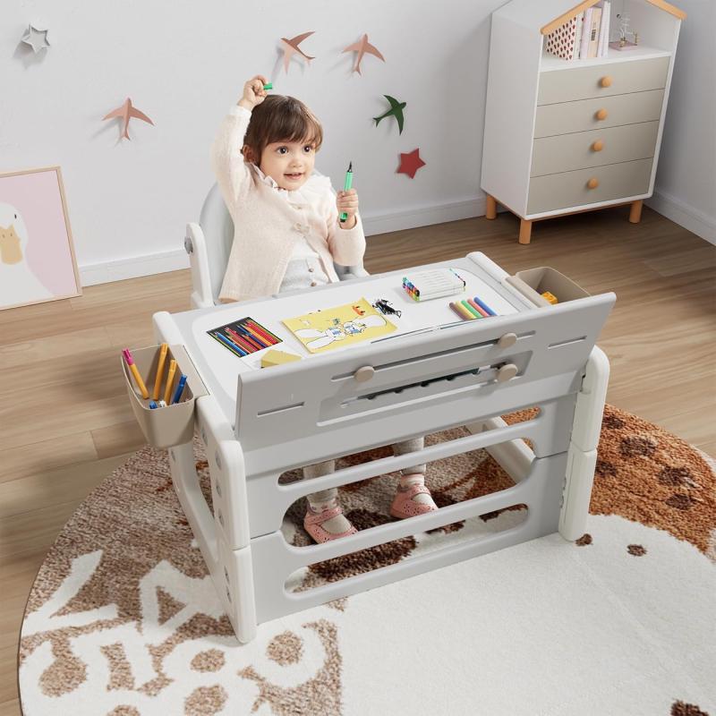 Детский стол-трансформер Lumpurini Artemisio с мольбертом/органайзер для мелких предметов (SQSJZY02) - фото 5 Детский стол-трансформер Lumpurini Artemisio с мольбертом/органайзер для мелких предметов (SQSJZY02) - фото 5