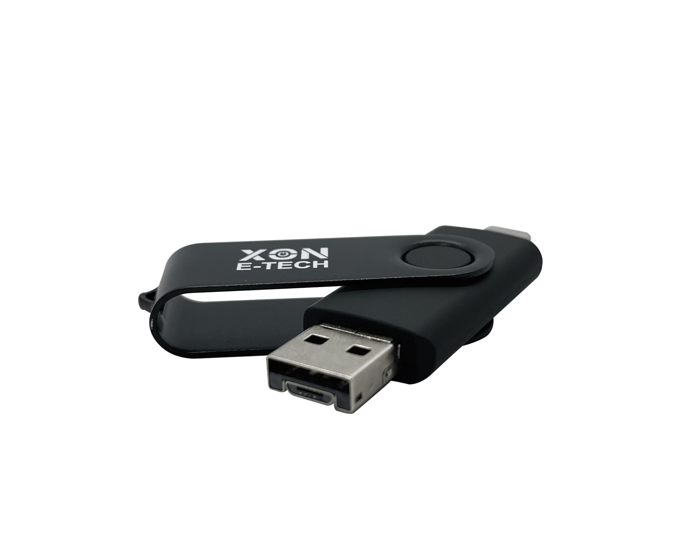 Флеш-память USB XON FlashDrive MultiConnect 128 Гб Черный (FX2M128PB 7645) - фото 7