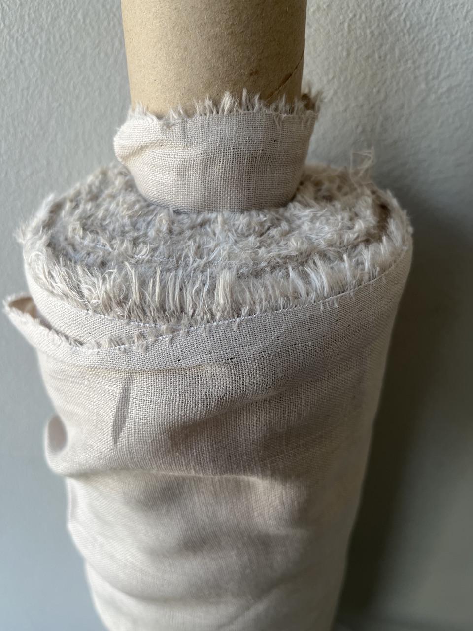 Ткань натуральная Linen Plus 100% лен марля Бежевый 943/330 - фото 6