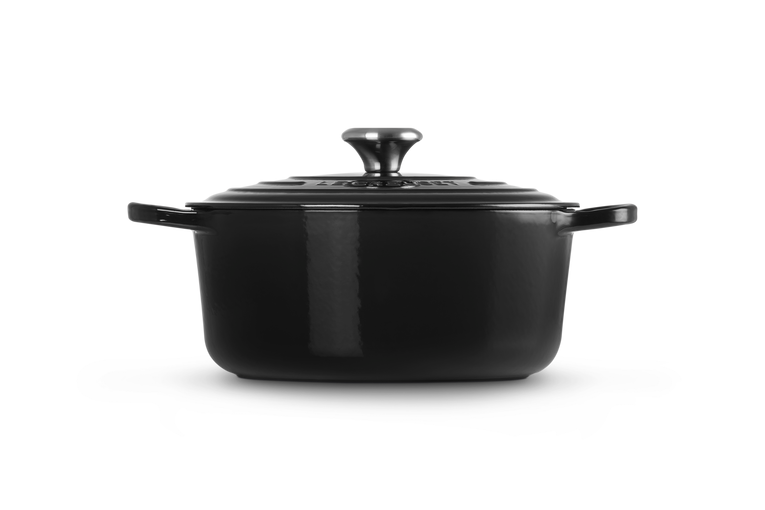 Кастрюля Le Creuset Signature 5,3 л с крышкой Черный (21177261402430) - фото 3