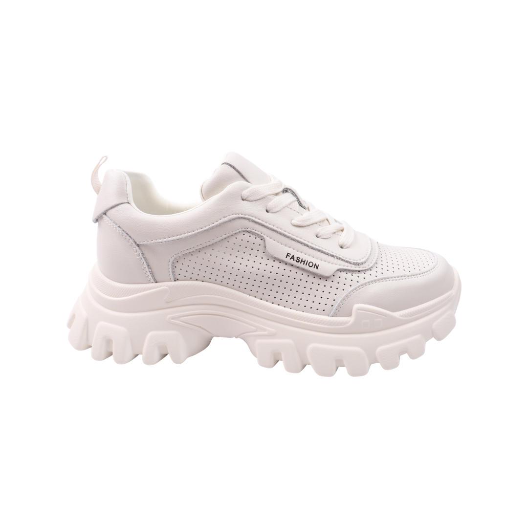 Кросівки жіночі Farinni зі шкіри р. 37 Молочний (255-22LK) - фото 3 Кросівки жіночі Farinni зі шкіри р. 37 Молочний (255-22LK) - фото 3