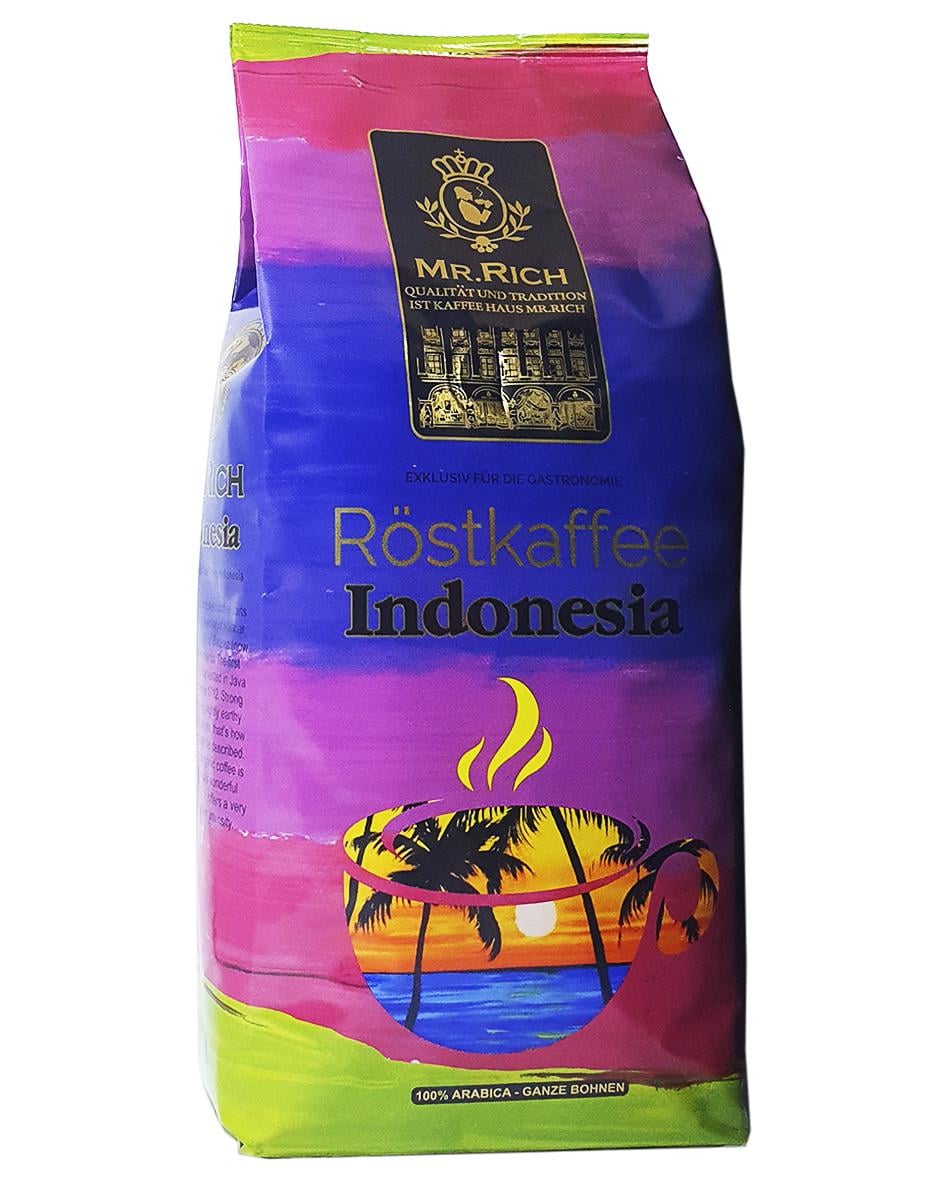 Кофе в зернах Mr.Rich Exklusiv Indonesia Kaffee 500 г (53570)