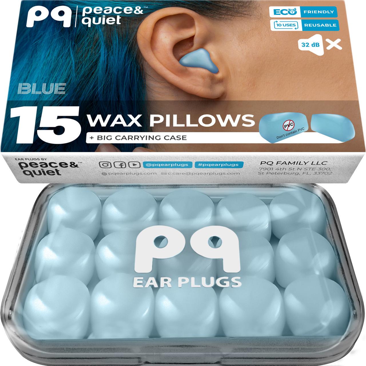 Беруши силиконовые для сна PQ 15 шт. SNR 32 дБ Голубой (2479940985) Беруши силиконовые для сна PQ 15 шт. SNR 32 дБ Голубой (2479940985)