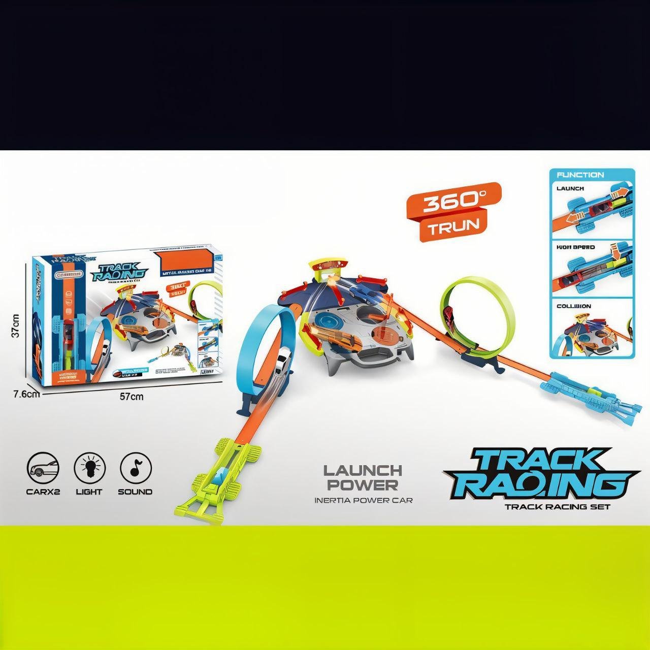 Автотрек JJ 167 с подсветкой и звуковыми эффектами (23164024) - фото 3