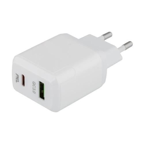 Зарядное устройство N5 PD 20W/QC3.0 Белый (33255-01)