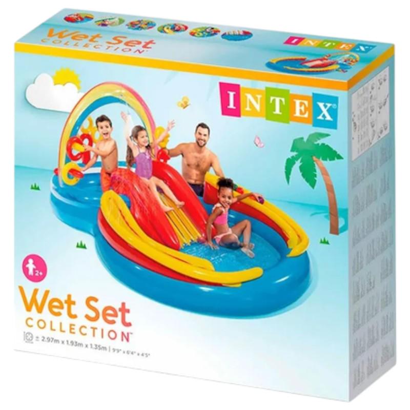 Надувной игровой центр Intex с горкой Радуга (GH5898) - фото 2