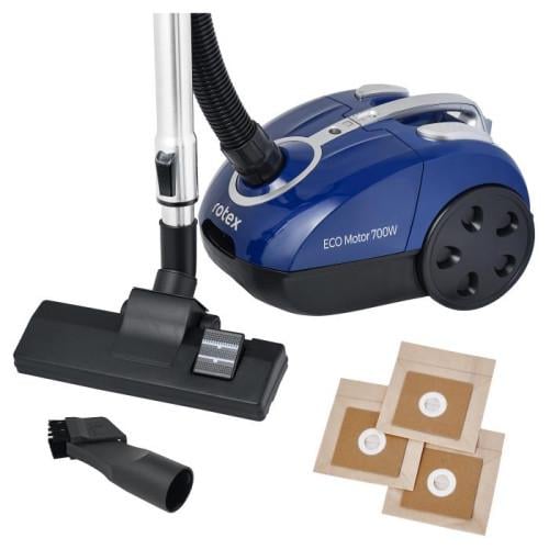 Пылесос Rotex RVB18-E EcoBlue 700 Вт мешок 2 л шнур 5 м Синий (ML-06872)