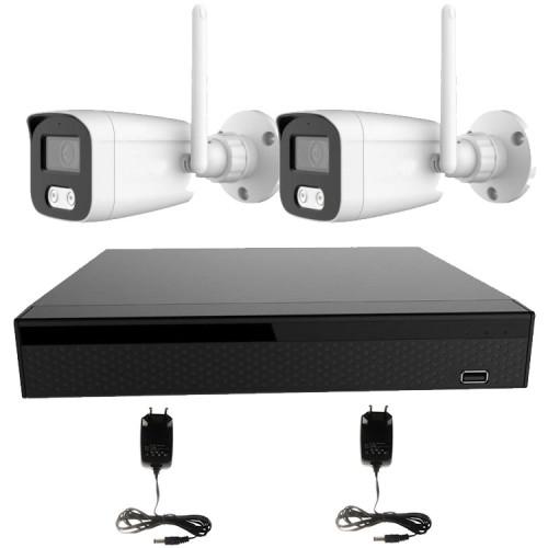 Комплект відеоспостереження безпровідний Covi Security IPC-2W Wi-Fi KIT (30829)