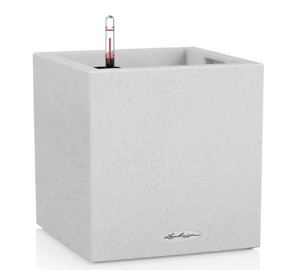 Вазон Lechuza Canto Stone 30 Low кварцевый Белый (A-013676)