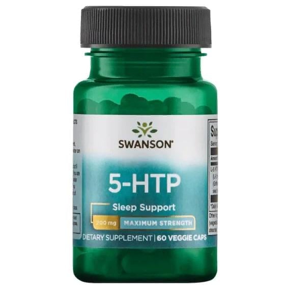 Триптофан Swanson 5-HTP Maximum Strength 200 мл 60 Veg Caps (SWA-02963)