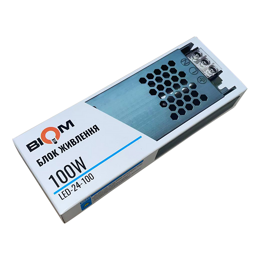 Блок живлення Biom 100W 24V 4,2A IP20 LED-24-100 - фото 5