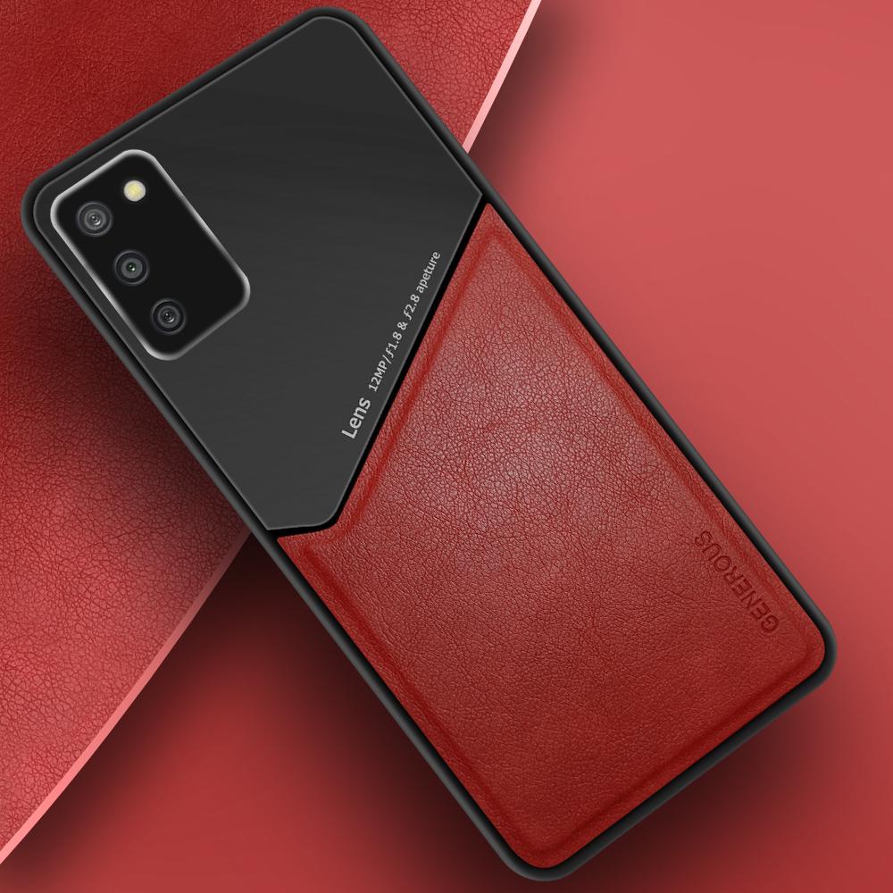 Комбинированный чехол Generous на Samsung Galaxy A02s A025 Red (20017-2D)
