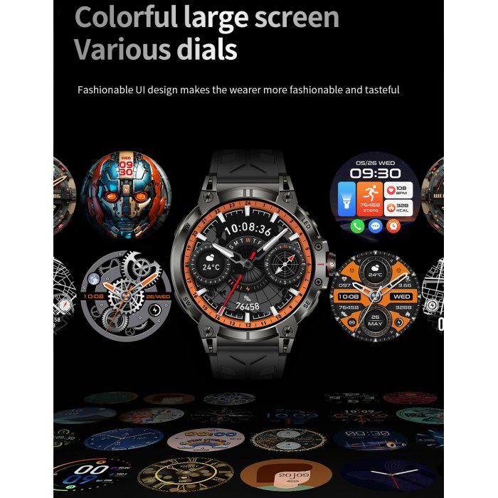 Смарт-часы UWatch Smart Stalker Max Black с компасом (1934) - фото 14 Смарт-часы UWatch Smart Stalker Max Black с компасом (1934) - фото 14