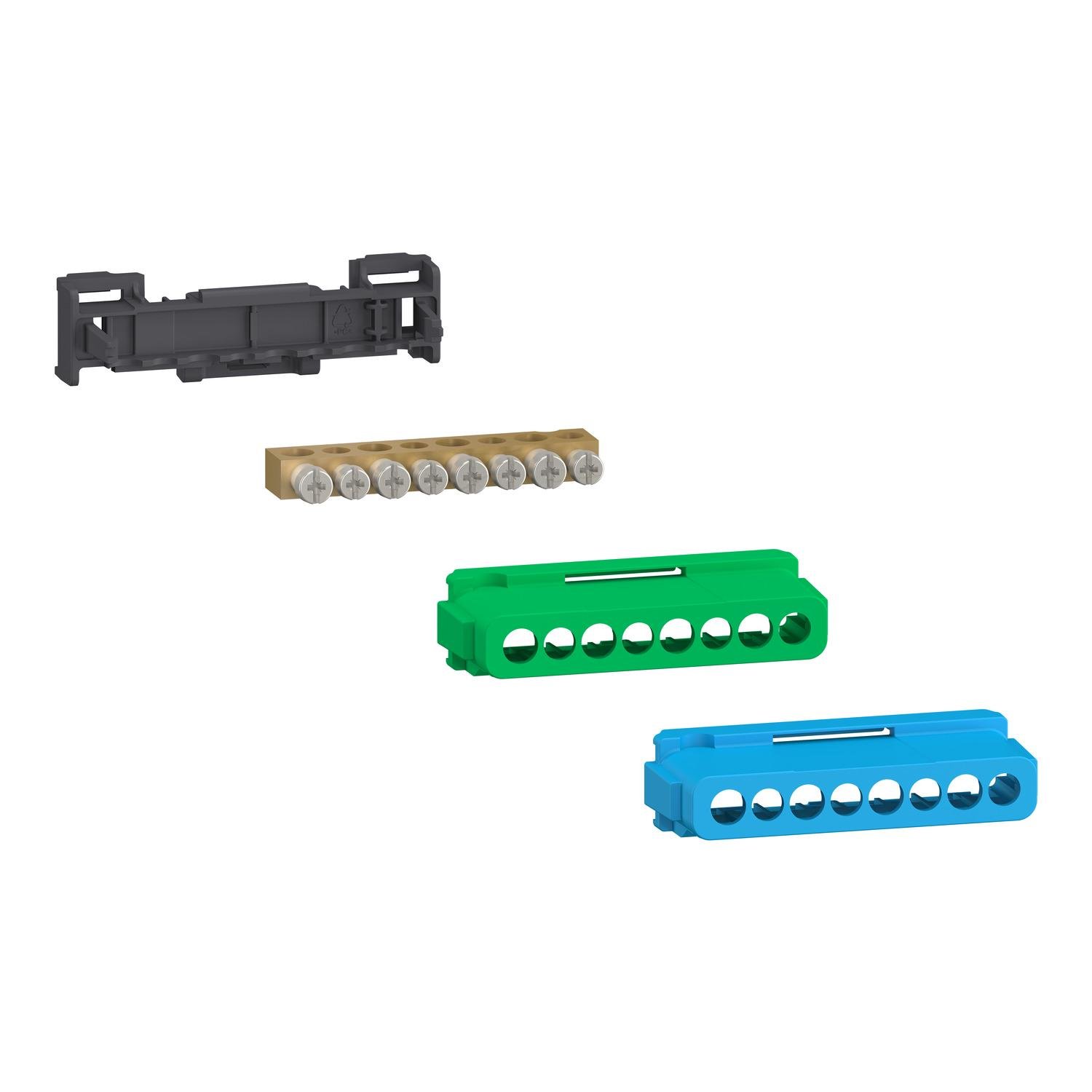 Блок клеммный Schneider Electric Linergy 80A 8 отверстий 4x16/4x10 мм2 для подключения заземления или нейтрали (LGYT2A08) Блок клеммный Schneider Electric Linergy 80A 8 отверстий 4x16/4x10 мм2 для подключения заземления или нейтрали (LGYT2A08)