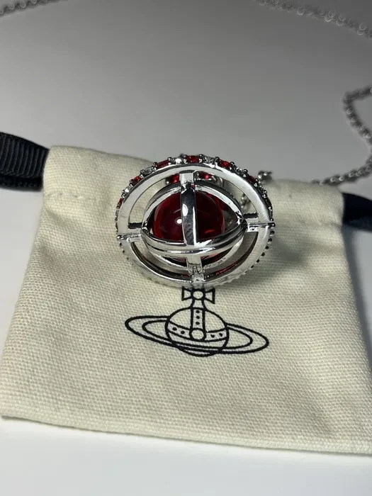 アクセサリー 021102 vivienne westwood JOYCELYN SMAL ᐉ Кулон Vivienne Westwood Small Orb Pendant Necklace • Купить в