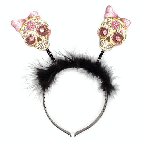 Обруч Sunta Muerte девушка Seta Decor 19-357PN-Girl Обруч Sunta Muerte девушка Seta Decor 19-357PN-Girl