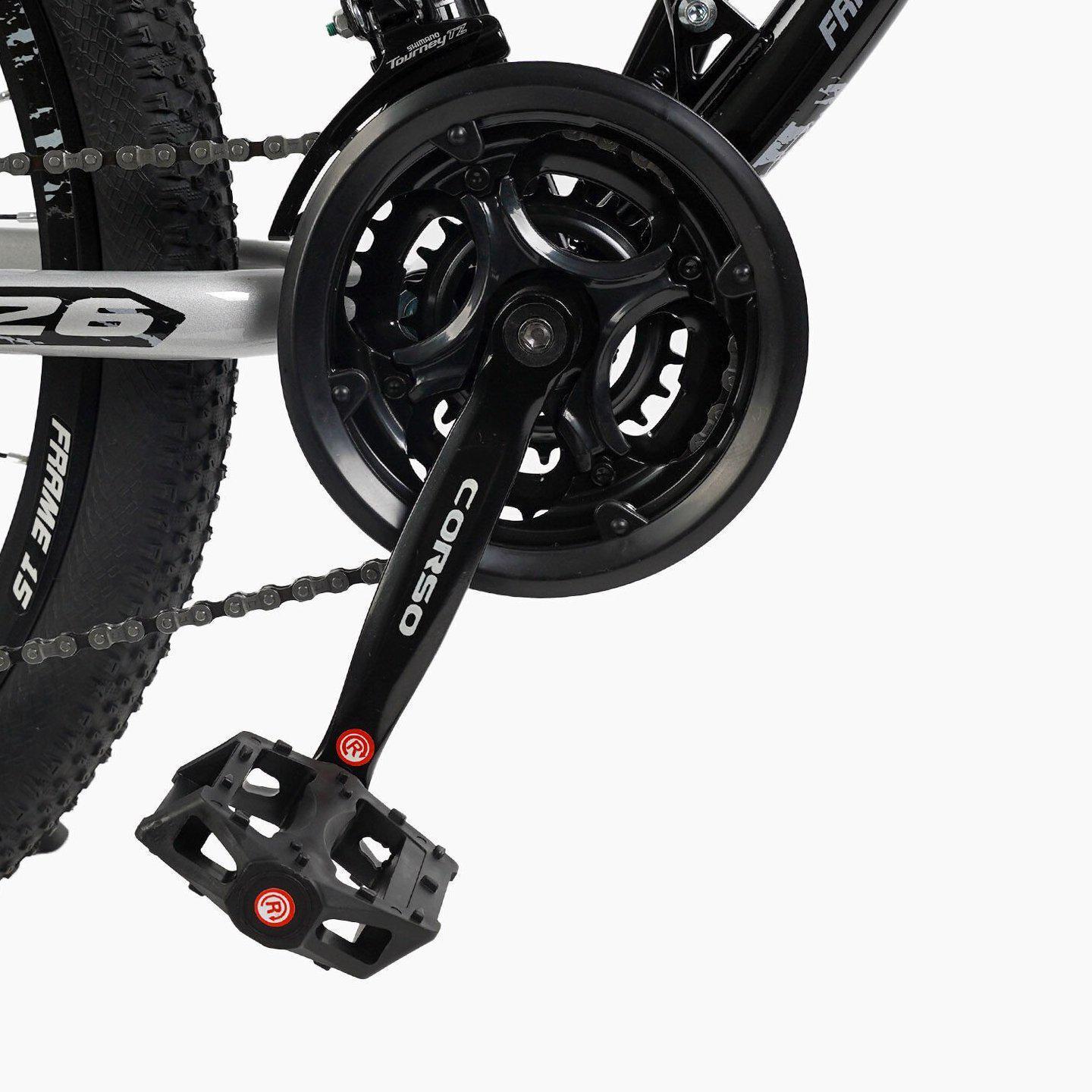 Велосипед горный двухподвесной Corso Rend 26"/15" Черный (799511622) - фото 8 Велосипед горный двухподвесной Corso Rend 26"/15" Черный (799511622) - фото 8