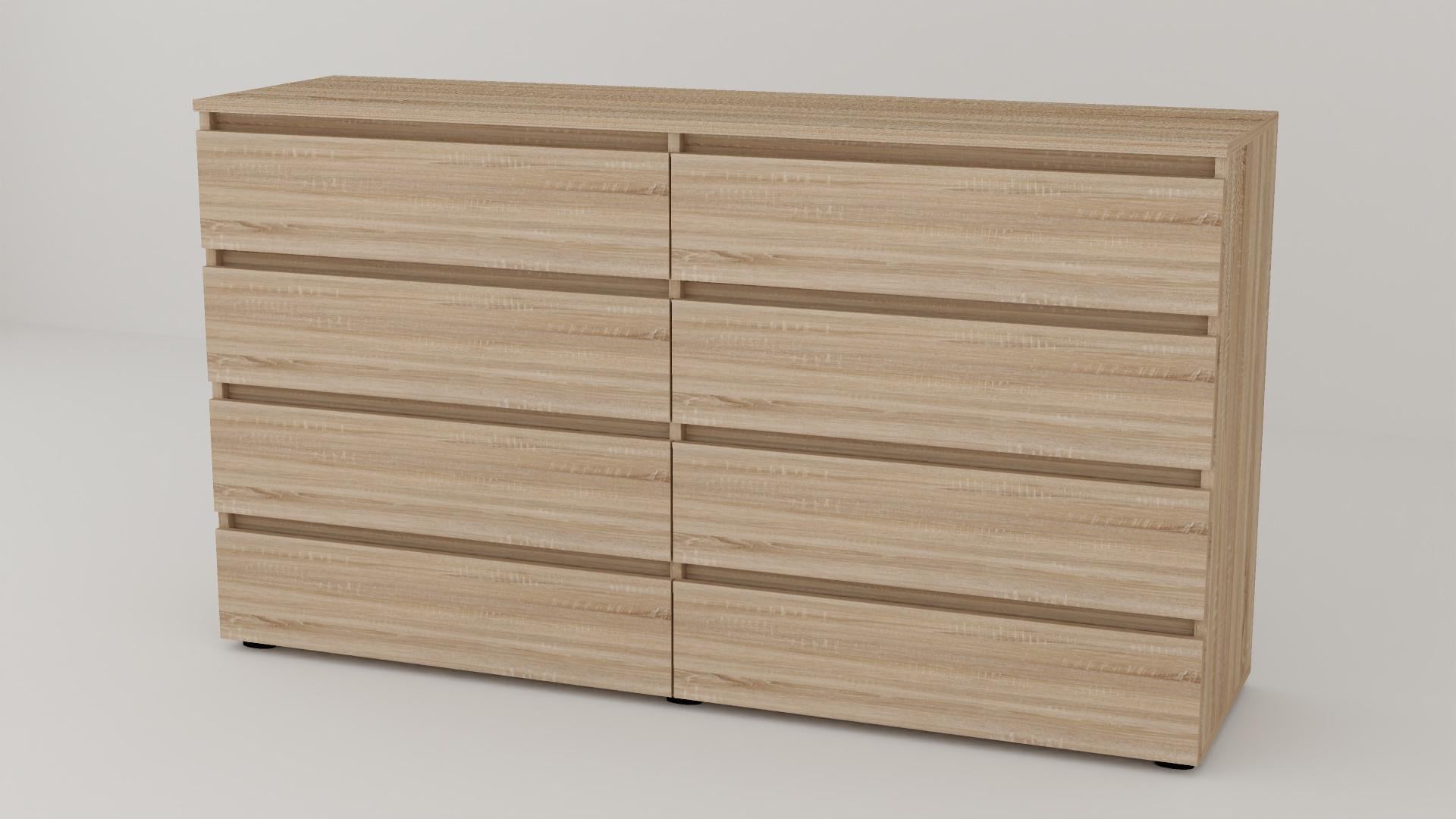 Комод Алекса СН-44/50 160х50х90 см Дуб сонома