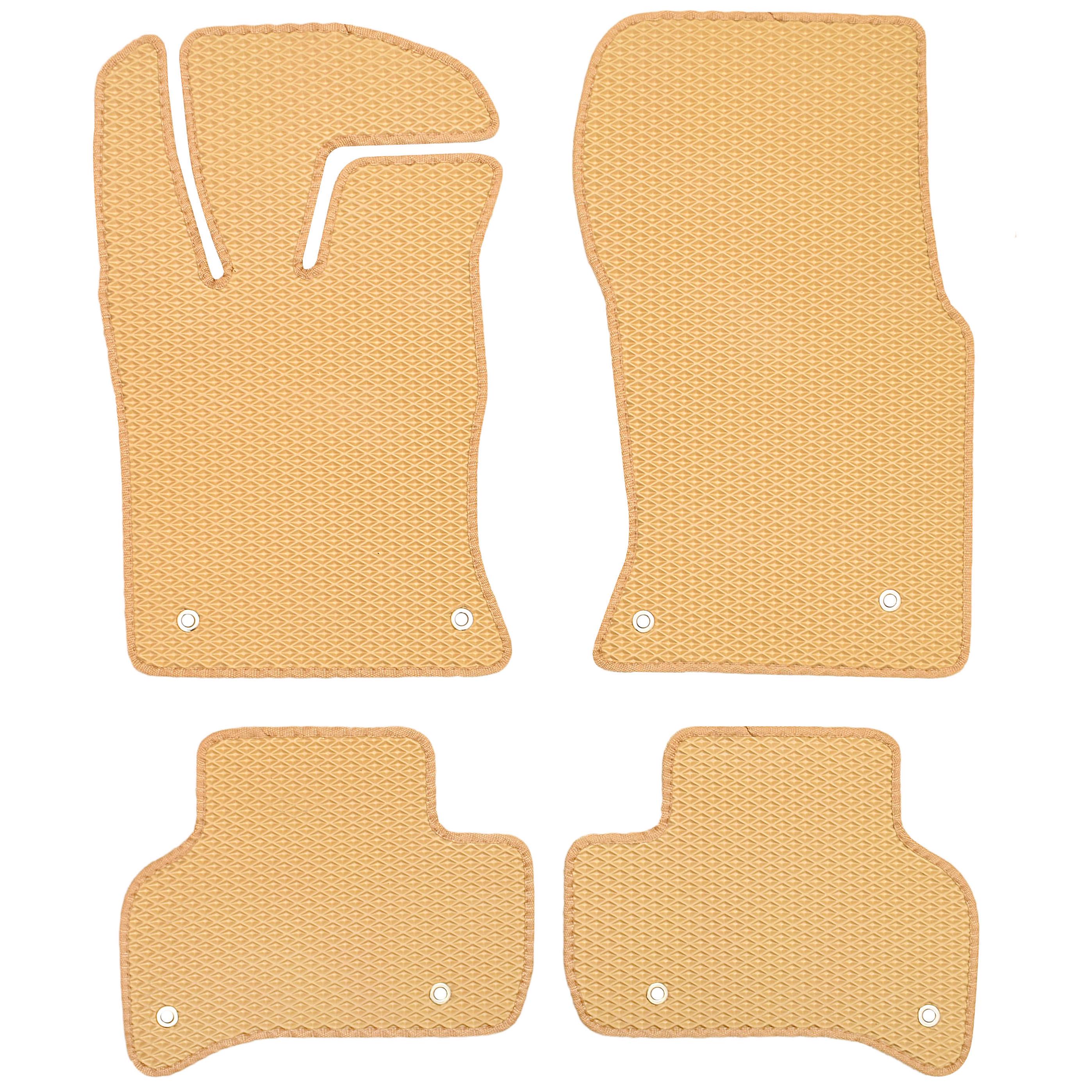 Коврики в салон Kinetic для Jaguar XE '15- EVA-полимерные Бежевый