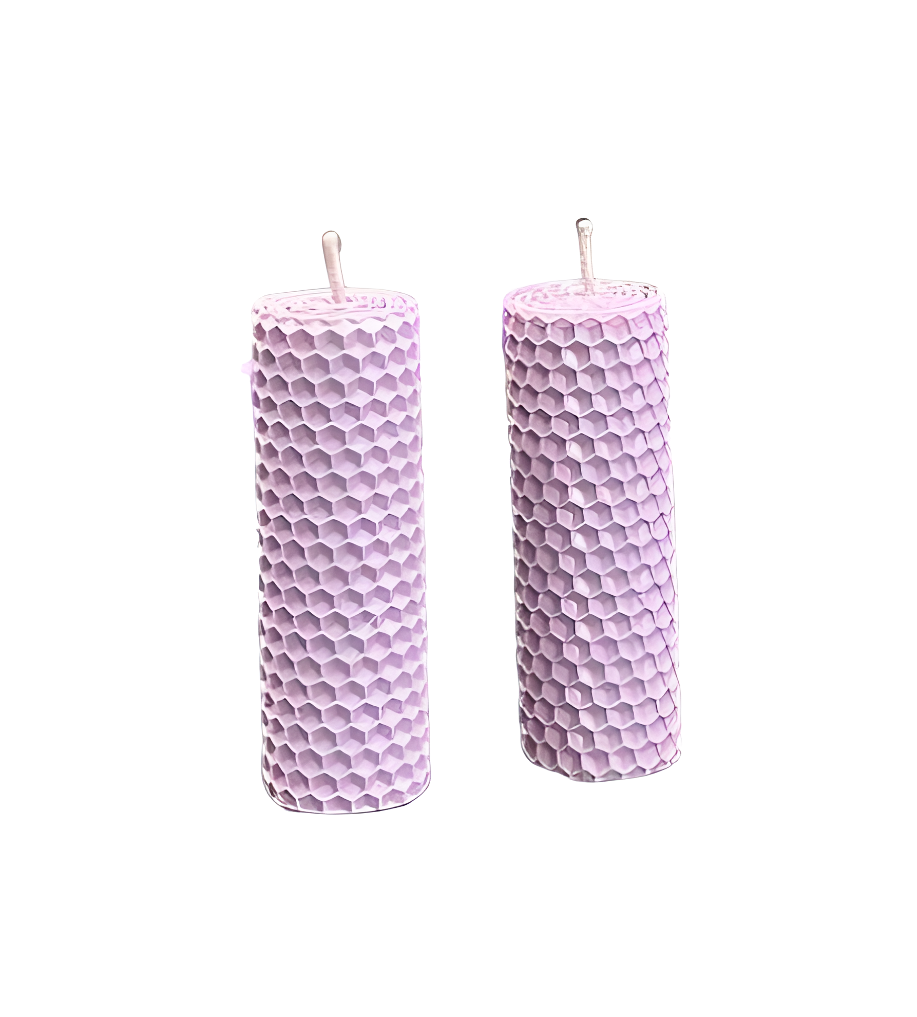 Набор свечей HandMade Lila 10 см 2 шт. Сиреневый (7280923)