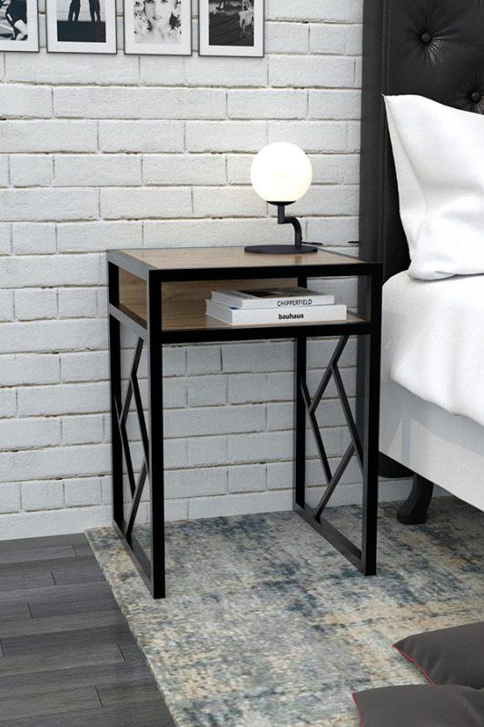 Тумба прикроватная EcoLoft Ривера DSP-1084 Лофт Дуб Аппалачи (22876305) - фото 2 Тумба прикроватная EcoLoft Ривера DSP-1084 Лофт Дуб Аппалачи (22876305) - фото 2