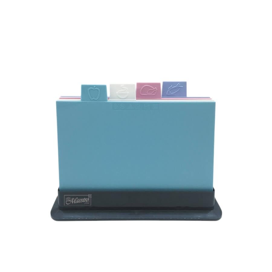 Набор разделочных досок на подставке Maestro MR-1787 4 шт. Графитовый (В_MR-1787) Набор разделочных досок на подставке Maestro MR-1787 4 шт. Графитовый (В_MR-1787)