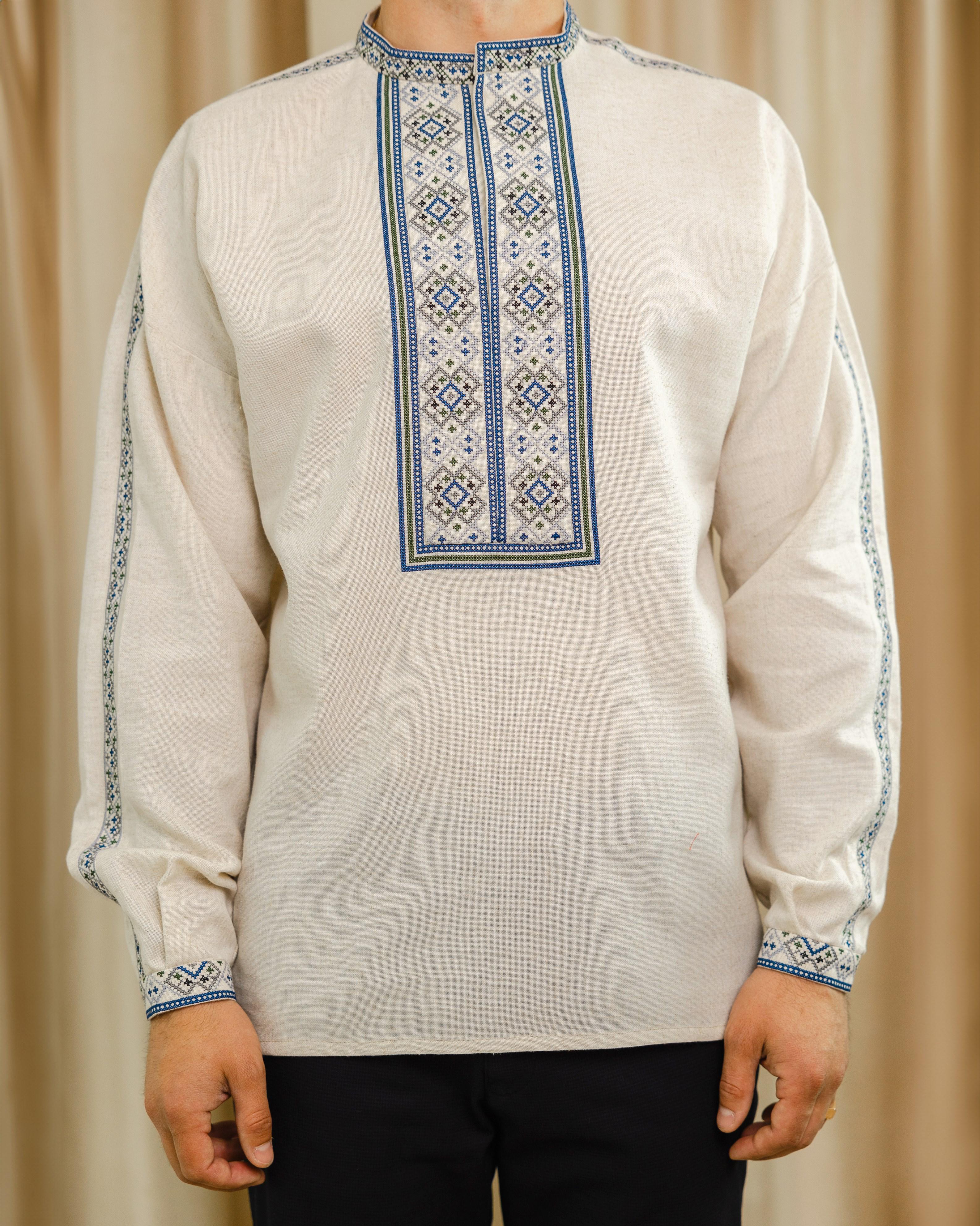 Рубашка-вышиванка мужская XRmaster Сокол 3XL (0002201-XXXL) - фото 3