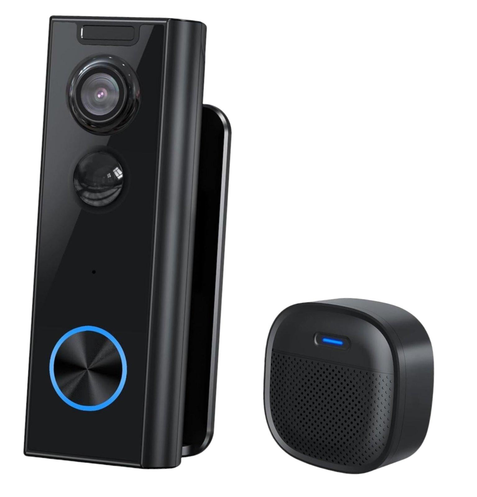 Камера видеодомофона беспроводная со звуковым сигналом и многоугольным кронштейном