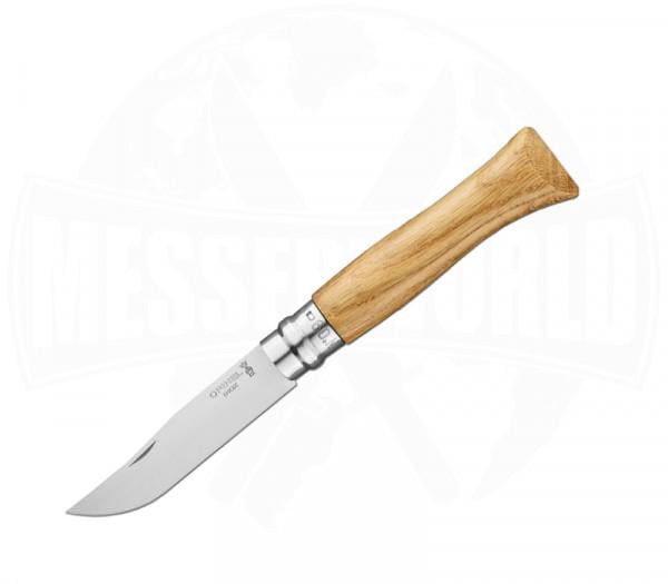 Нож складной Opinel №9 VRI Oak Viroblock 57-58 HRC нержавеющая сталь 12C27 Sandvik 90 мм Светло-коричневый (2530968972)