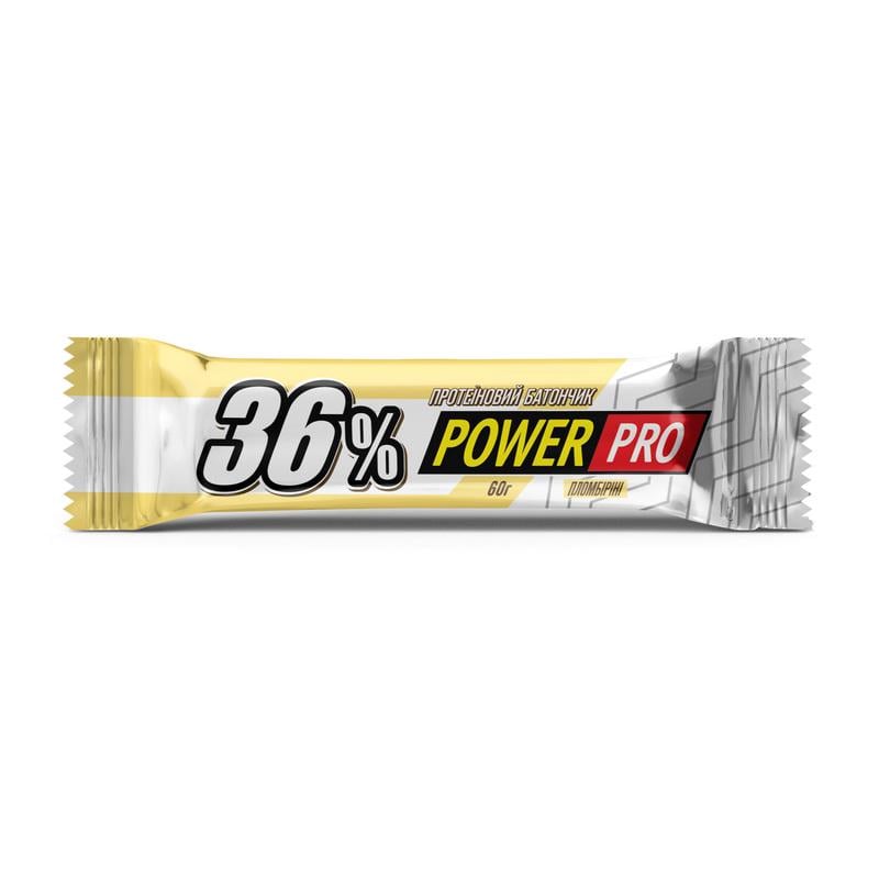 Протеиновый батончик 21 г белка Power Pro 36% 60 г Пломбір