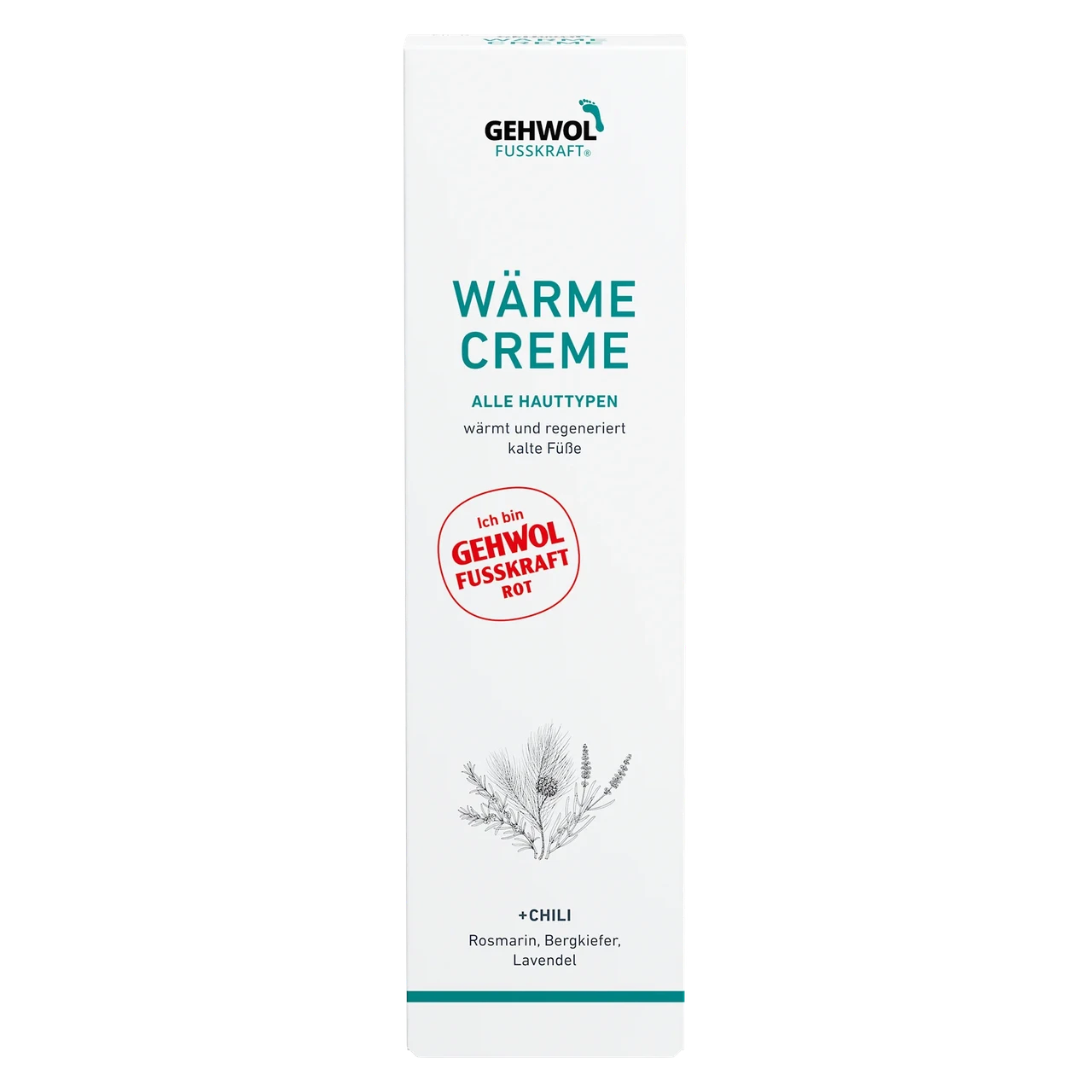 Бальзам для сухой кожи ног красный Gehwol Fusskraft Warming Cream 125 мл Бальзам для сухой кожи ног красный Gehwol Fusskraft Warming Cream 125 мл