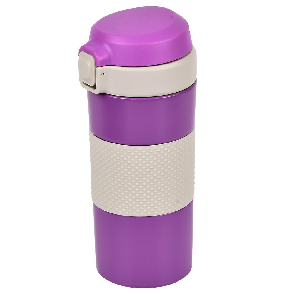 Термокухоль з нержавіючої сталі дорожній 380 мл Purple (32688844)