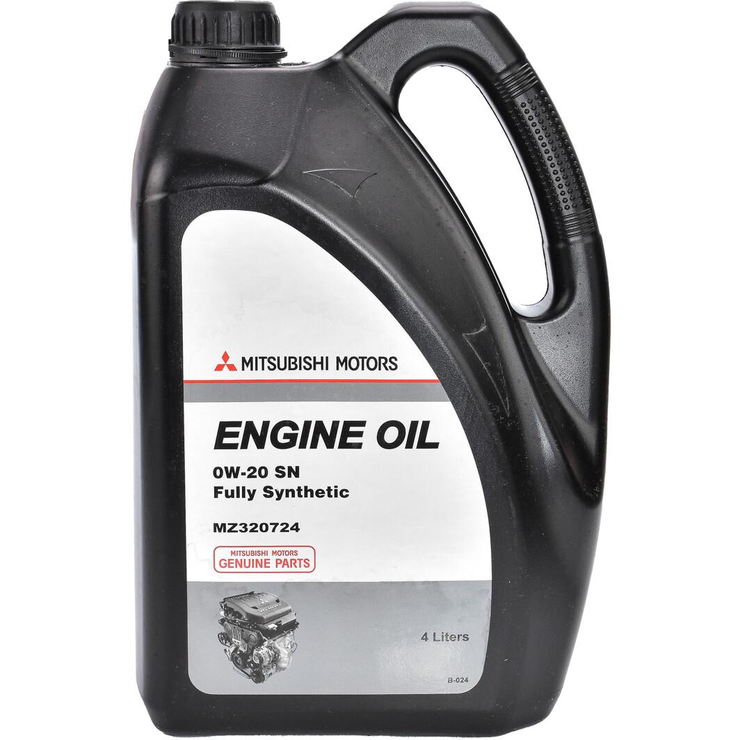 Моторна олива Mitsubishi Engine Oil 0W-20 4 л
