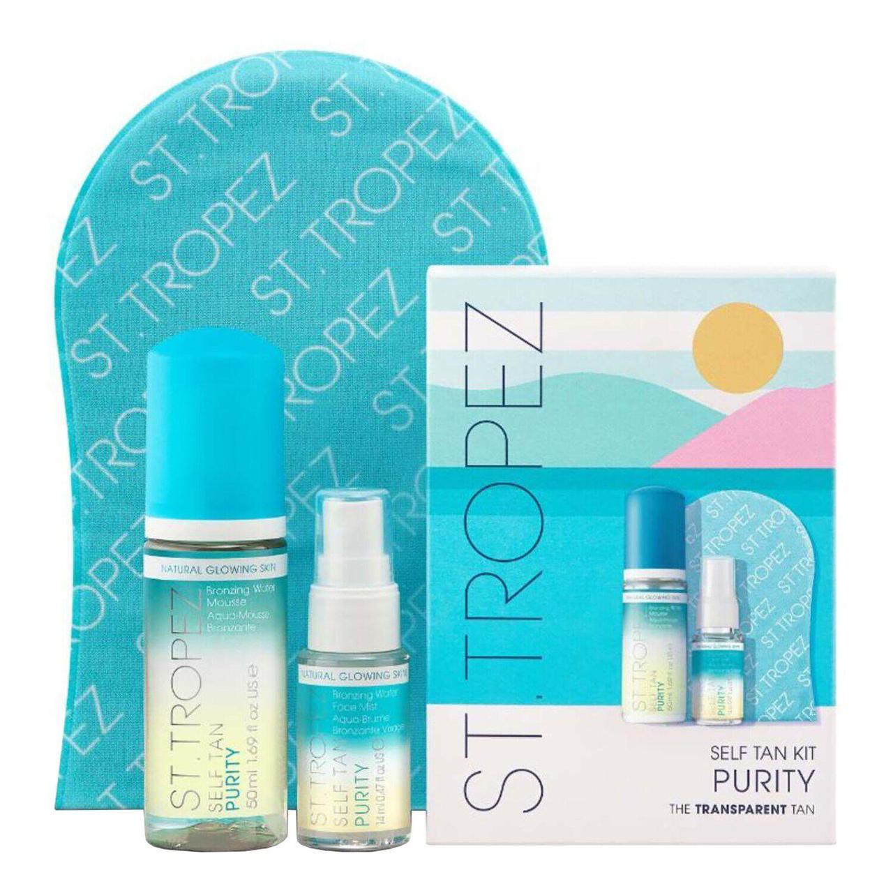 Набор автозагара для лица и тела St. Tropez Self Tan Purity мусс 50 мл спрей 14 мл и перчатка Набор автозагара для лица и тела St. Tropez Self Tan Purity мусс 50 мл спрей 14 мл и перчатка