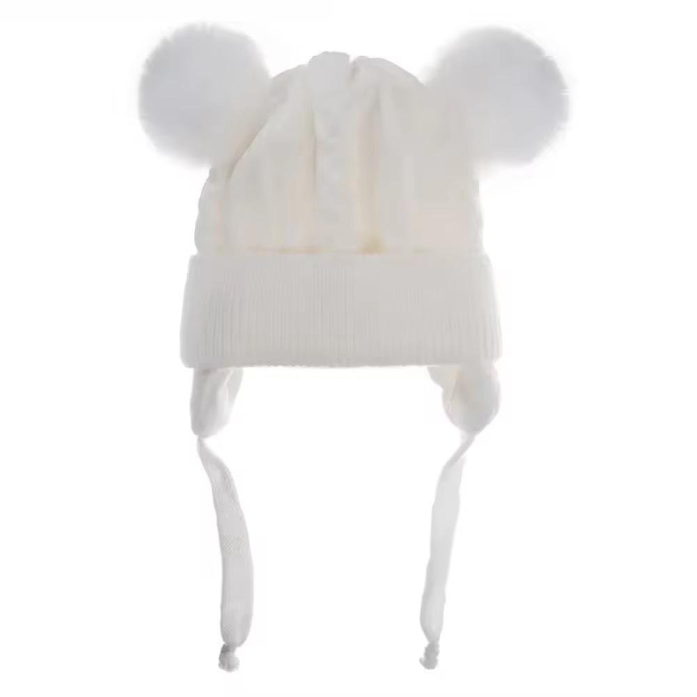 Шапка детская вязаная зимняя с ушками Медвежонок 1-3 года - фото 1 Шапка детская вязаная зимняя с ушками Медвежонок 1-3 года - фото 1