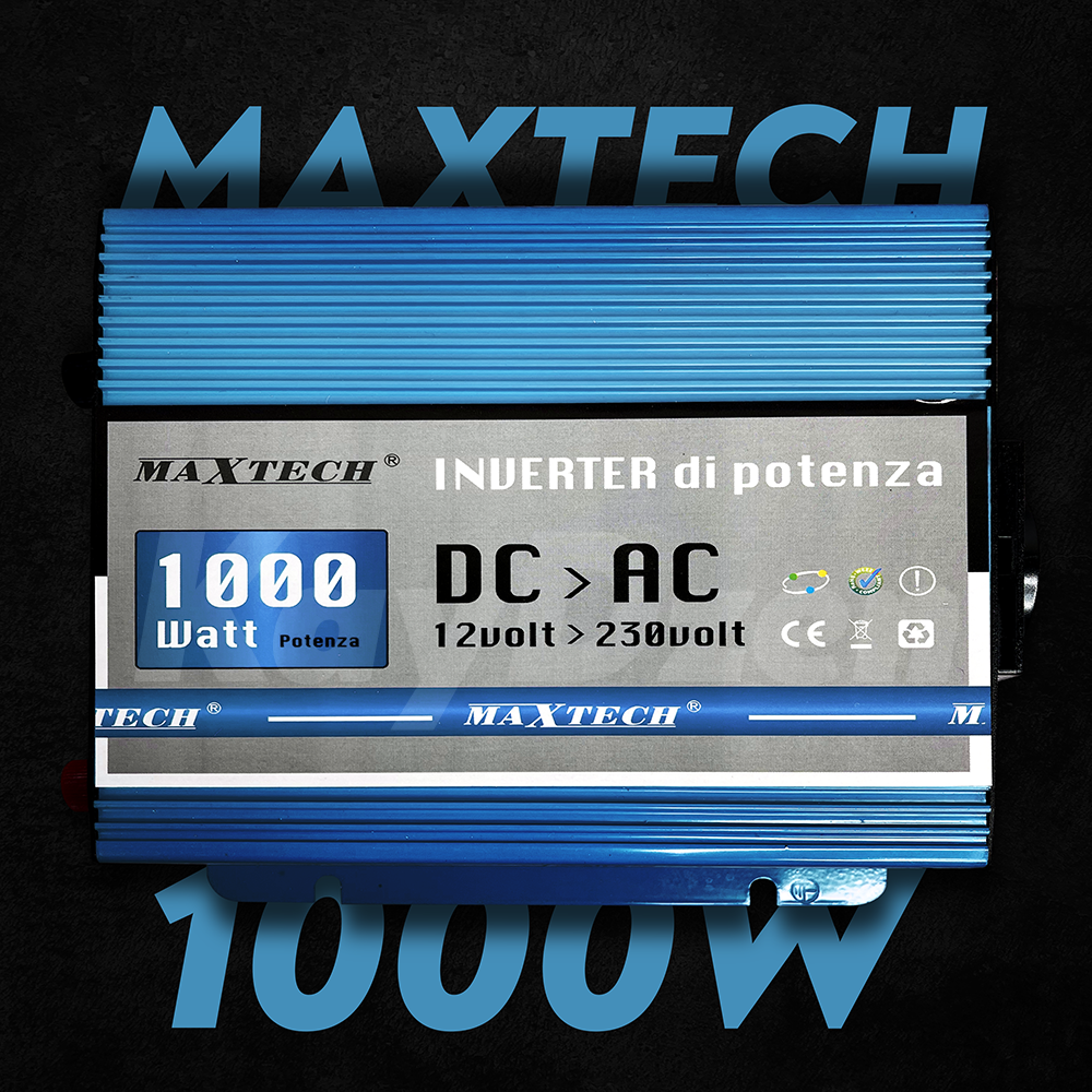 Преобразователь напряжения MaxTech HN-1000-12 с правильной синусоидой чистый синус для котла 1000 Ватт 1000 W 1 кВт (93) - фото 2