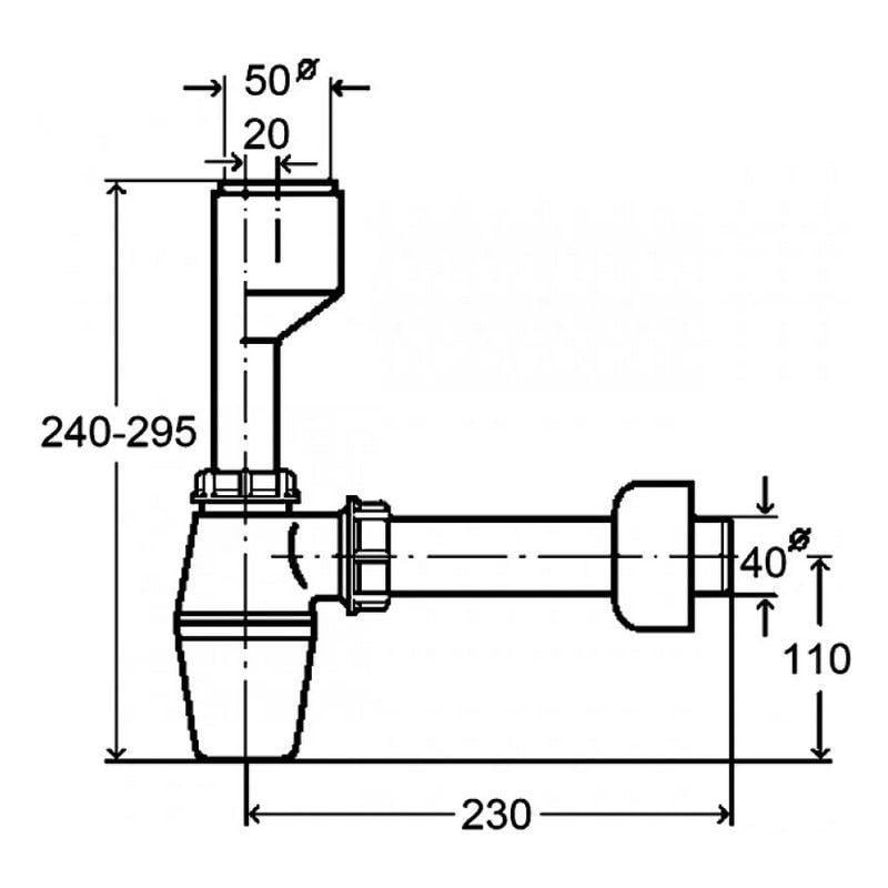 Сифон для писсуара Viega Белый (112271) - фото 2