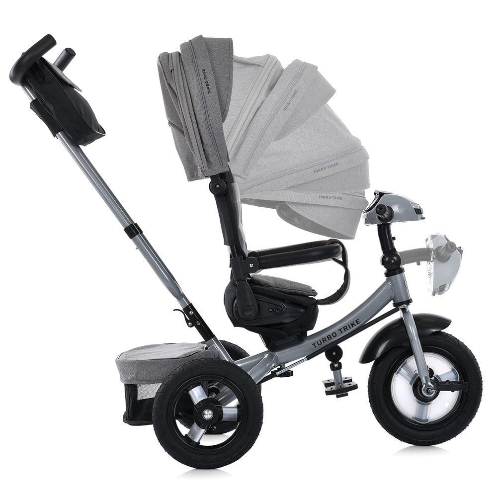Дитячий велосипед триколісний Turbo Trike MT 1007 гумові колеса Сірий (723286211) - фото 2 Дитячий велосипед триколісний Turbo Trike MT 1007 гумові колеса Сірий (723286211) - фото 2