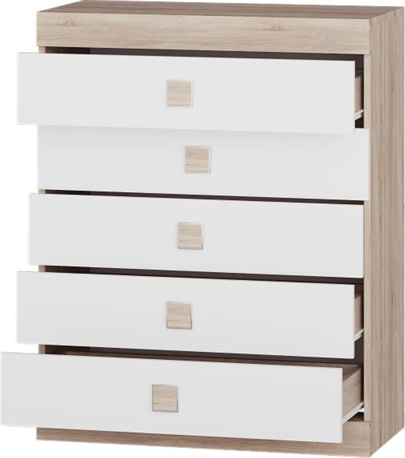 Комод для речей Еверест Соната 2 Сонома/Білий (Son-1) Комод для речей Еверест Соната 2 Сонома/Білий (Son-1)