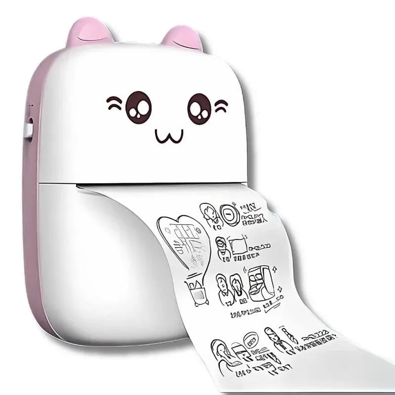 Термопринтер для детей Mini Rose с беспроводным подключением Термопринтер для детей Mini Rose с беспроводным подключением