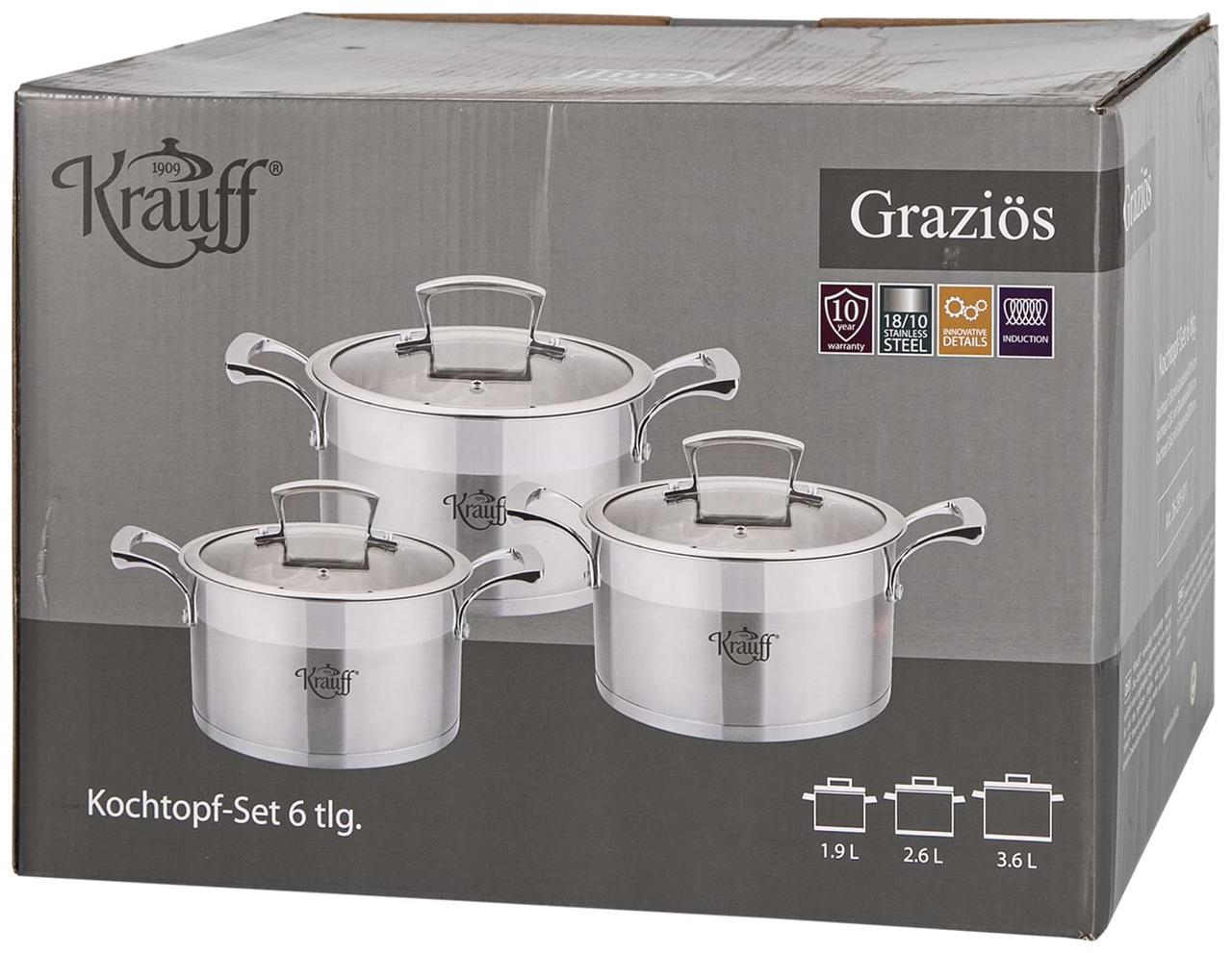 Набір кухонного посуду Krauff 6 пр. (26-295-011) - фото 10