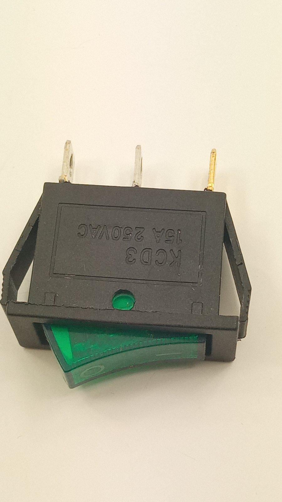 Выключатель IRS-101-1A 15A 250V SPST 3P с подсветкой (10670)