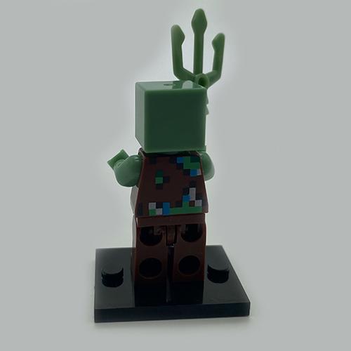 Конструктор фігурка iBlock Drowned Minecraft 5,5 см - фото 2