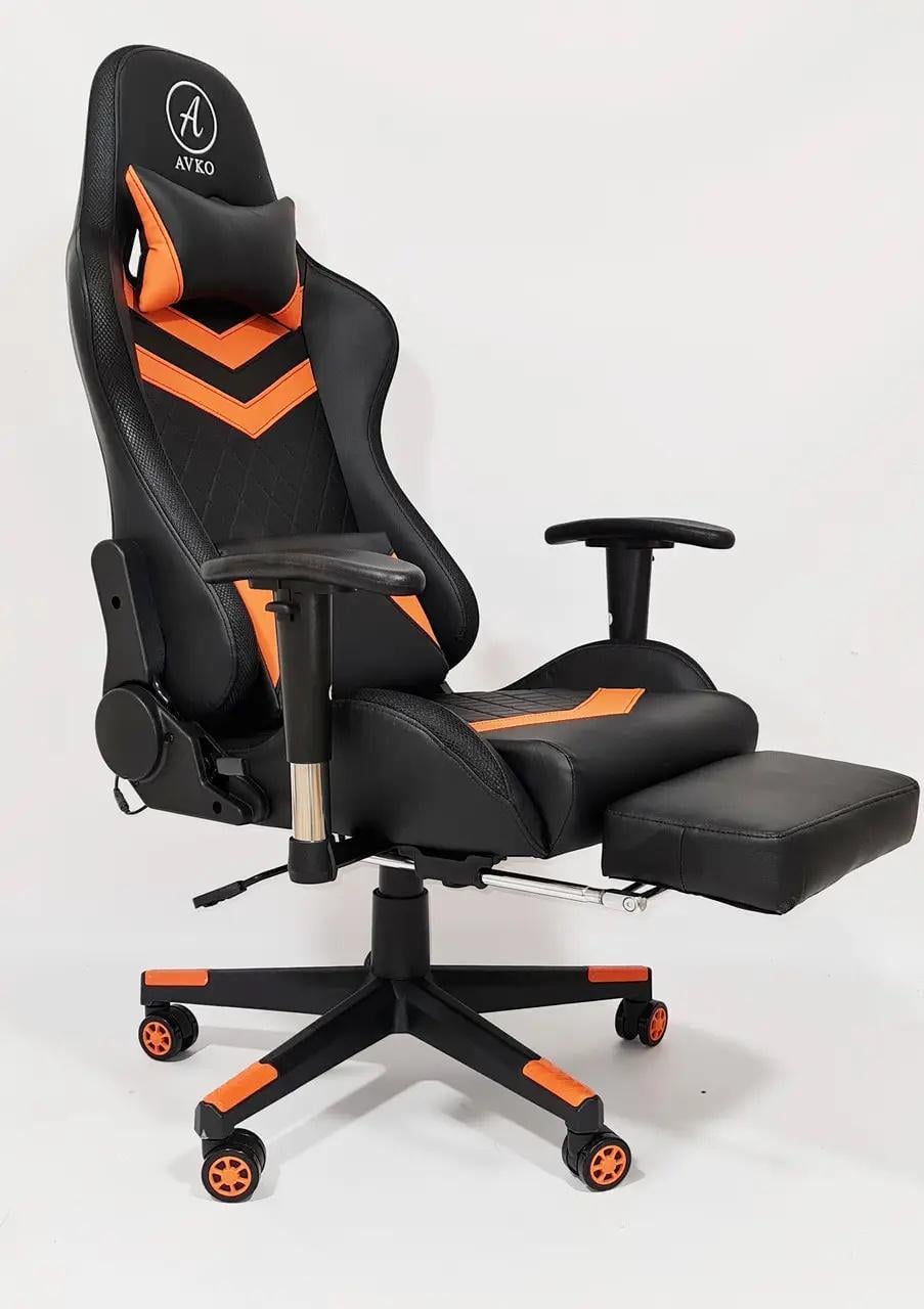 Кресло компютерное Avko Style AG72840 Orange RGB подсветка (4572840)