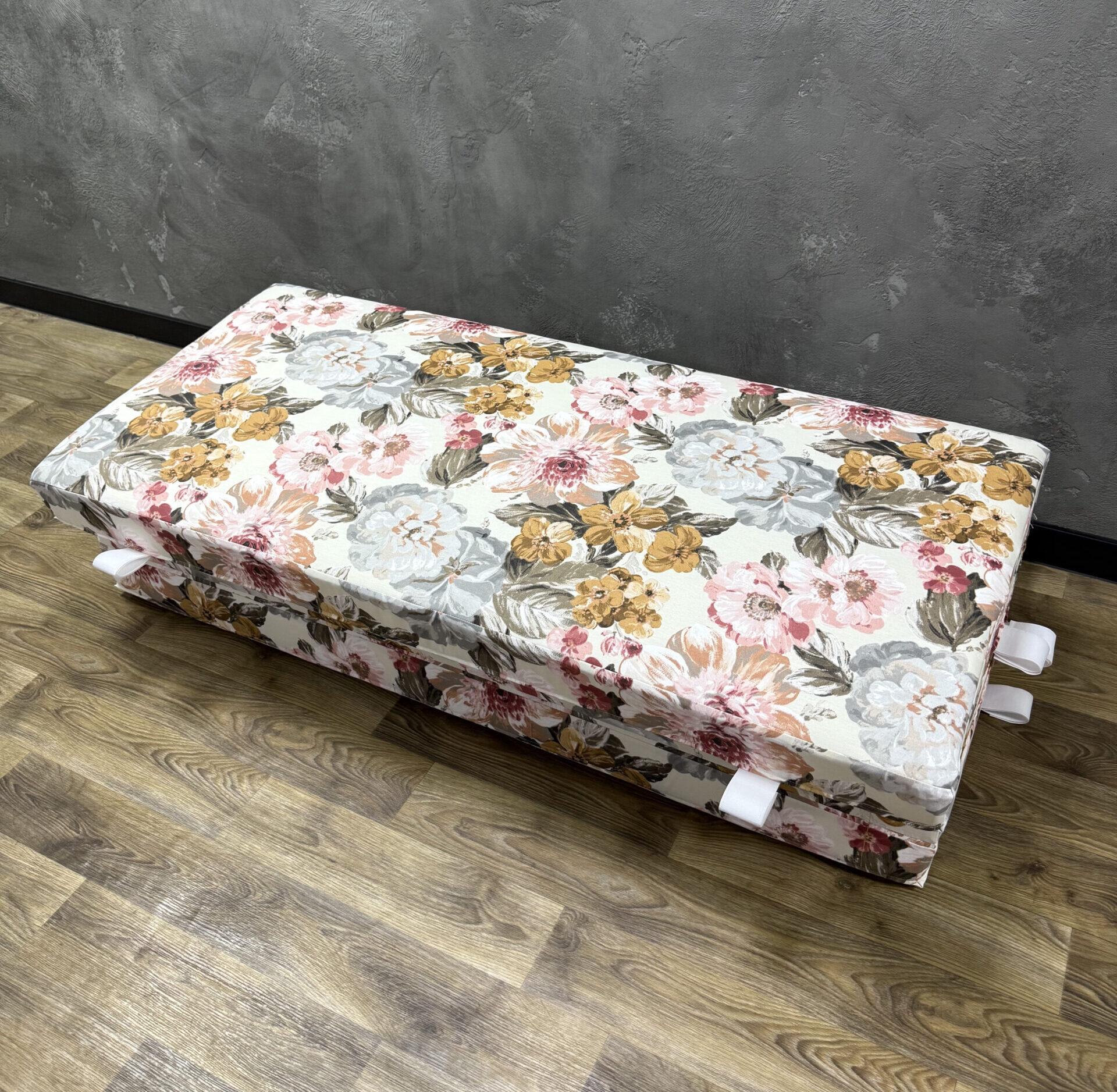 Матрас-трансформер Comfort HOME maxi Bouquet Панама раскладной 200х120х18 см - фото 2