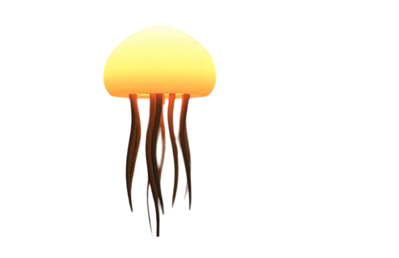 Лампа настольная в виде медузы с движениями RGB питания от USB-кабеля Лампа настольная в виде медузы с движениями RGB питания от USB-кабеля